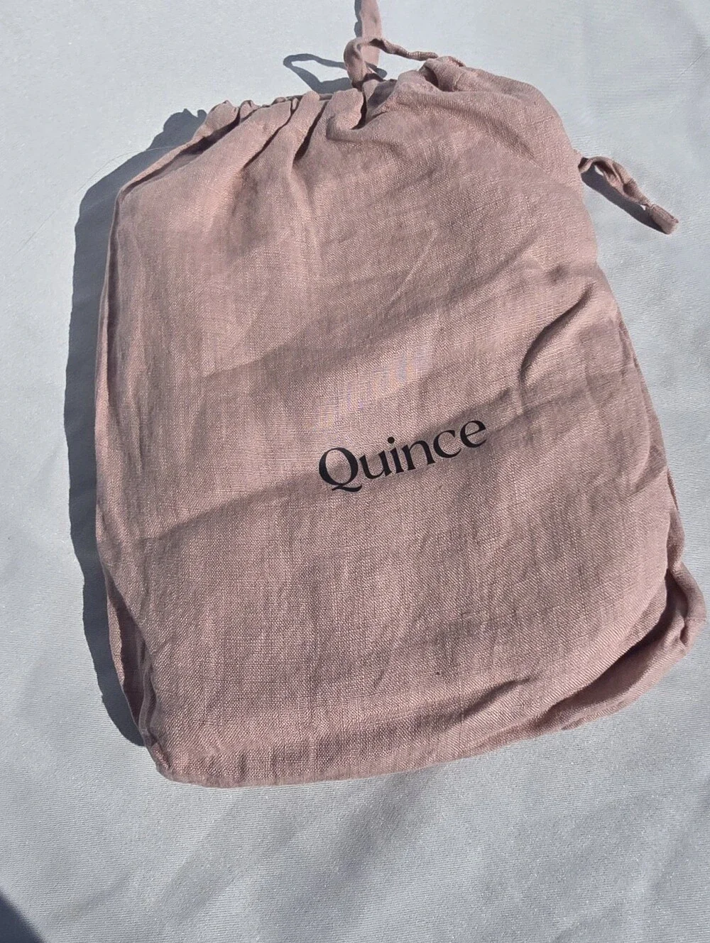 Quince KING Dust Mauce European Linen 2 Sham Set Pillow Cases